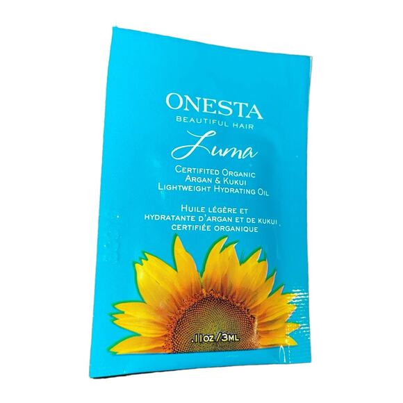 Onesta Luma Kukui & Argan Lightweight Hydrating Oil Travel Gym Sample Lot of 3 - Picture 3 of 3